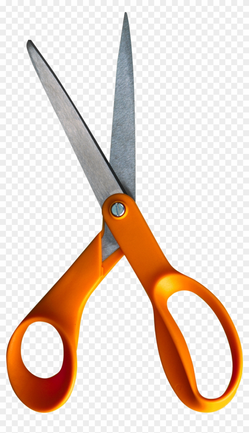 Orange Scissors Png Image Download - Scissors Png #175534