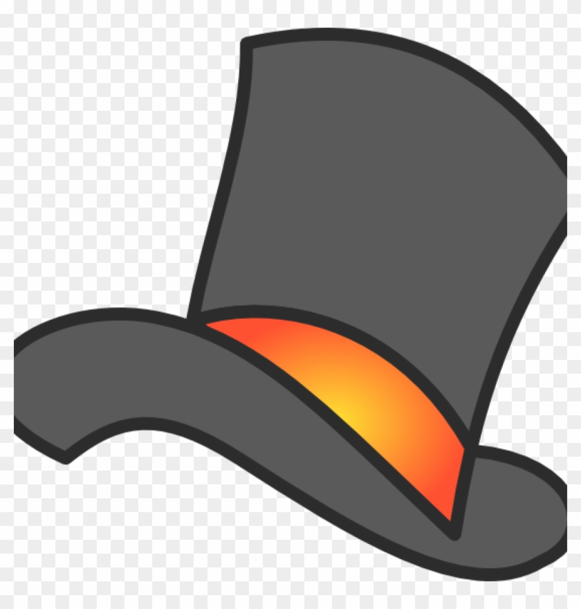Top Hat Clipart Gray Top Hat Clip Art At Clker Vector - Top Hat Cartoon Png #175587