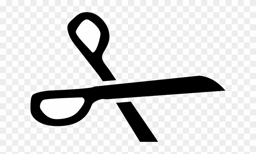 White Black, Icon, Scissors, Symbol, Silhouette, White - Scissors Clip Art #175592