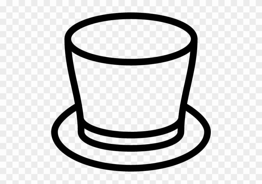 Hat Icon - Top Hat Outline Clipart #175601