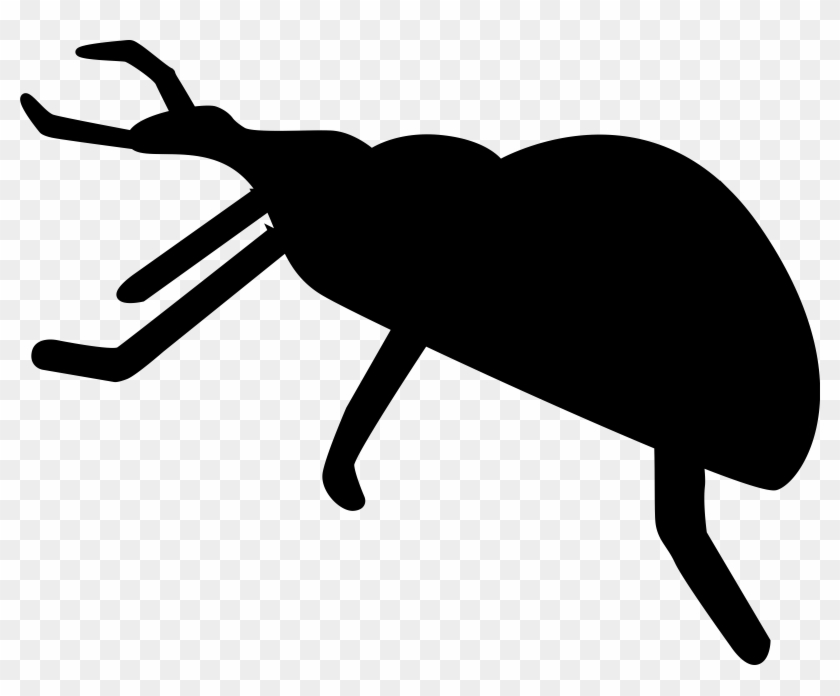 Free Weevil Silhouette - Beetle Clipart Silhouette #175612