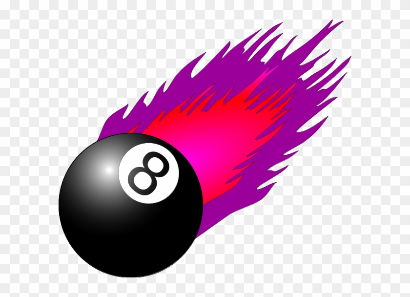 8 Ball Pool Clipart - Flames Clip Art #175708