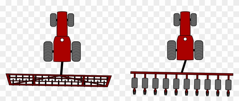 Tillage And Planting - Tractor Planter Clipart #175714