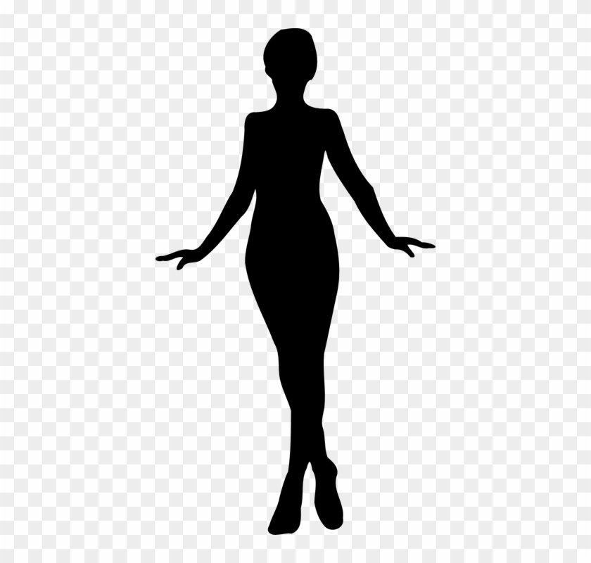 Frau Clipart Schwarz Weiß - Silhouette Of A Woman #175745