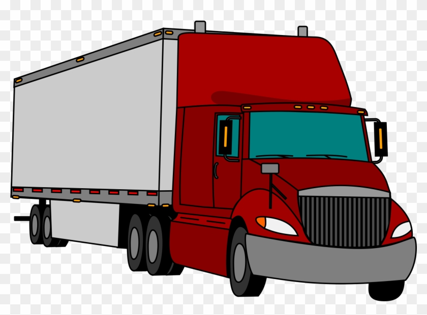 Clipart - Tractor Trailer Clipart #175808