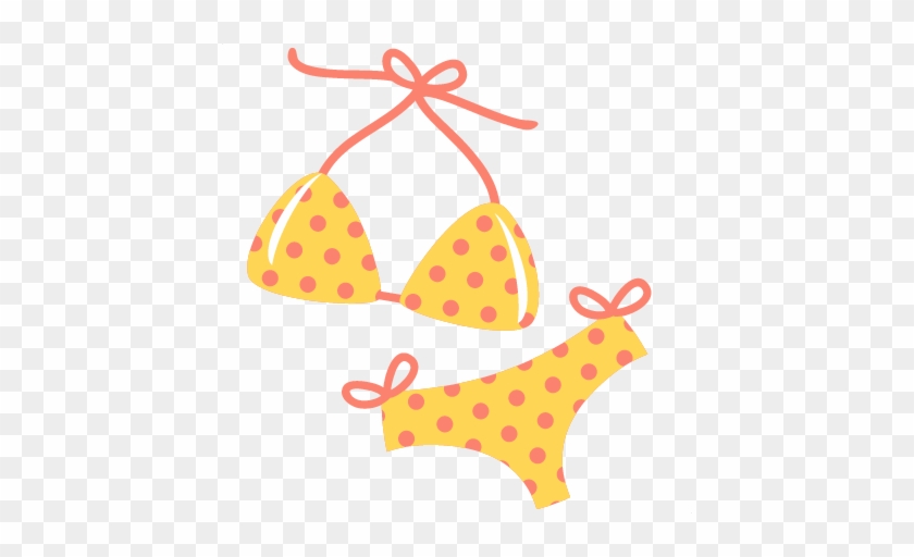 Polka Dot Bikini Svg Scrapbook Cut File Cute Clipart - Bikini Clipart Transparent Background #175844