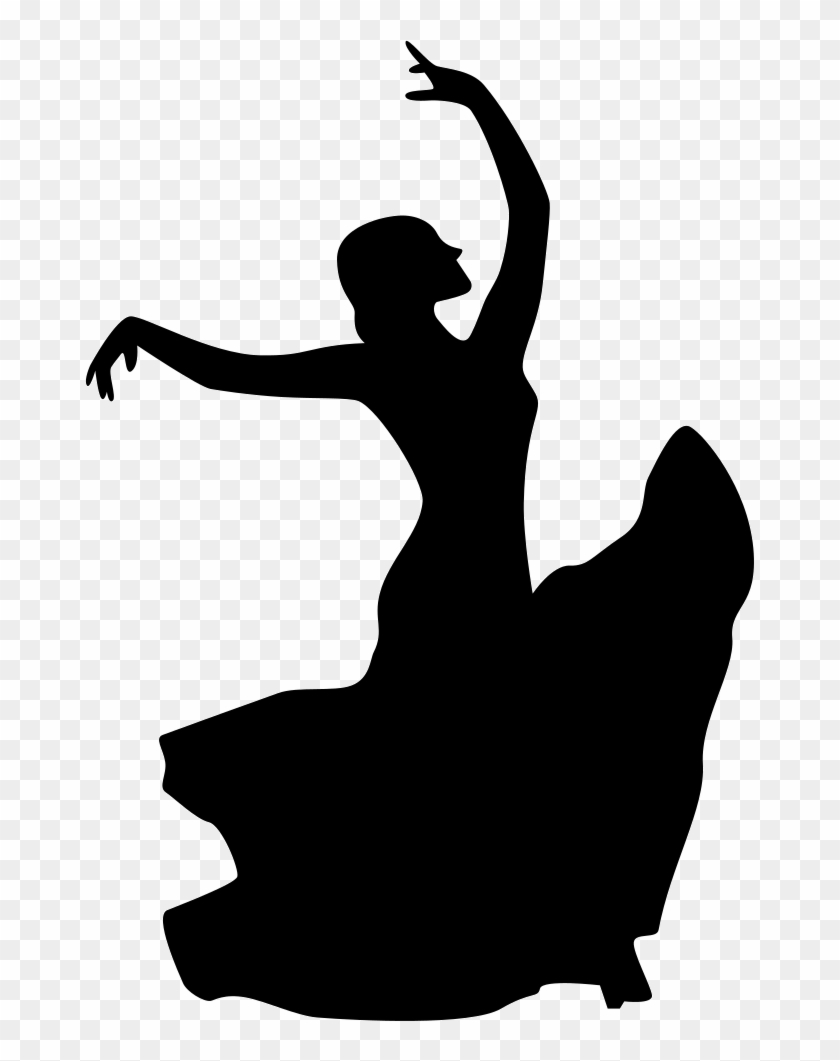 Resultado De Imagem Para Belly Dance Clip Art - Silhouette Danseuse Flamenco #175895