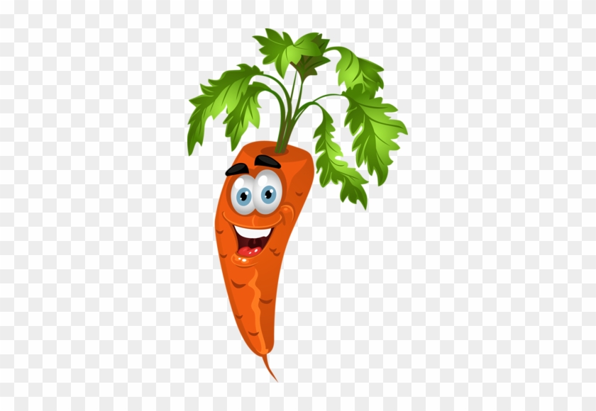 Carotte Clipart - Cartoon Fruit And Vegetables #175922