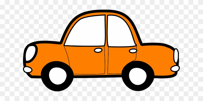 Car Orange Vehicle Transport Automobile Tr - Car Clipart Png #175956