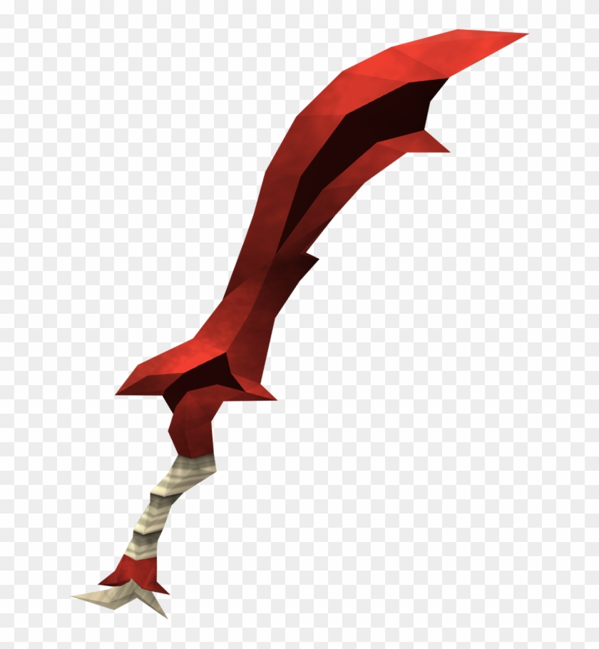 Dragon Scimitar Detail - Runescape Scimitar #176022