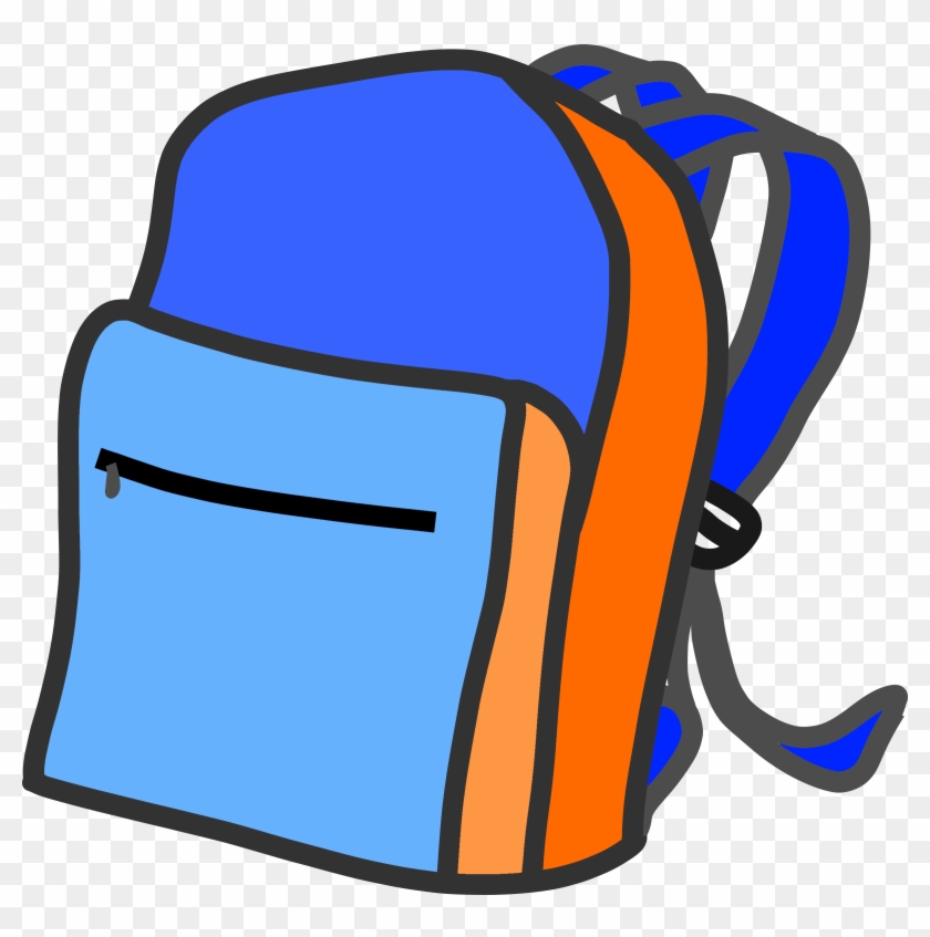 Clipart School Backpack - Easy To Draw Backpack Drawings #176039