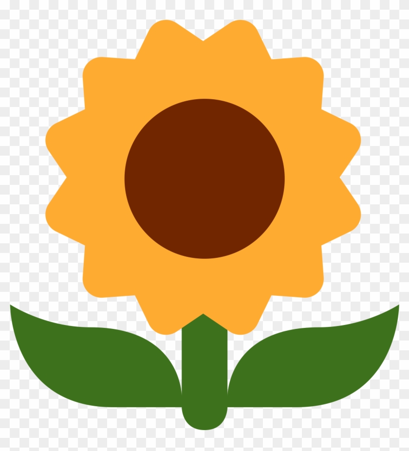 Twitter - Sunflower Emoji Png #176126