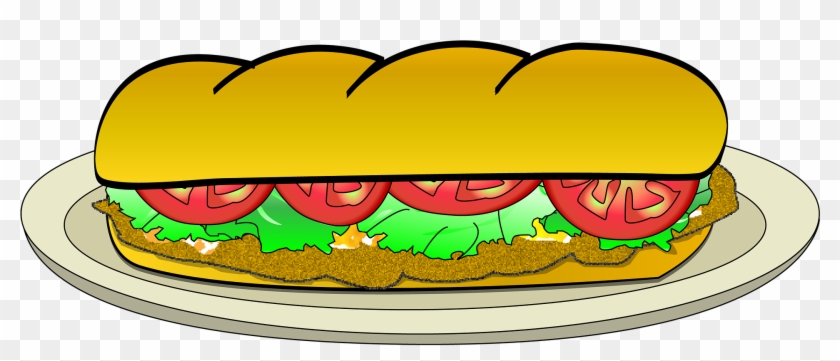 Baguette Sandwich Clip Art #176134