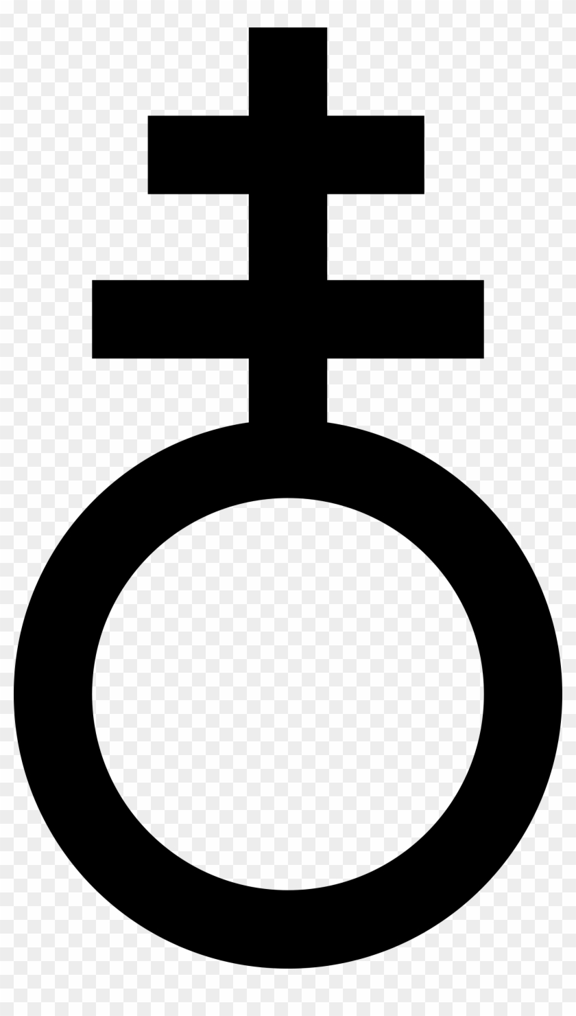Archbishop Symbol - Double Cross With Circle #176209