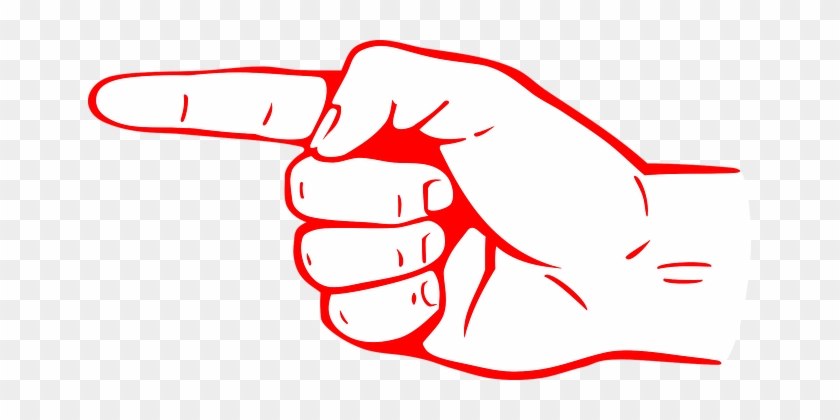 Finger Gesture Index Point Pointing Finger - Pointing Finger Png #176308