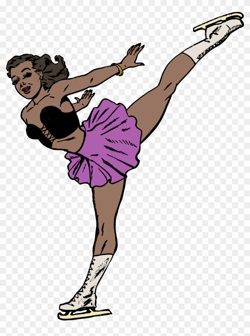 Big Image - Ice Skater Clipart #176313