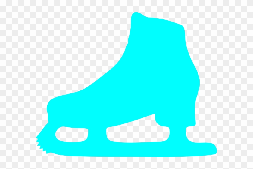 Blue Iceskate Clip Art - Blue Ice Skates Clipart #176320