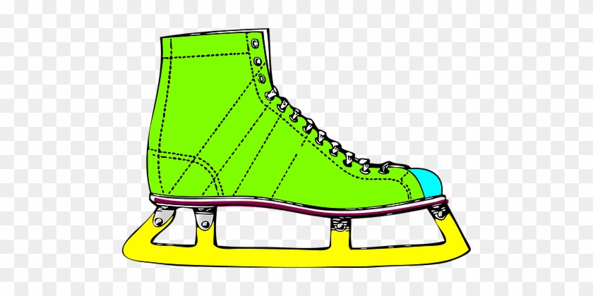 Ice Skating, Ice Skates, Ice, Skates - Ice Skate Clip Art #176363