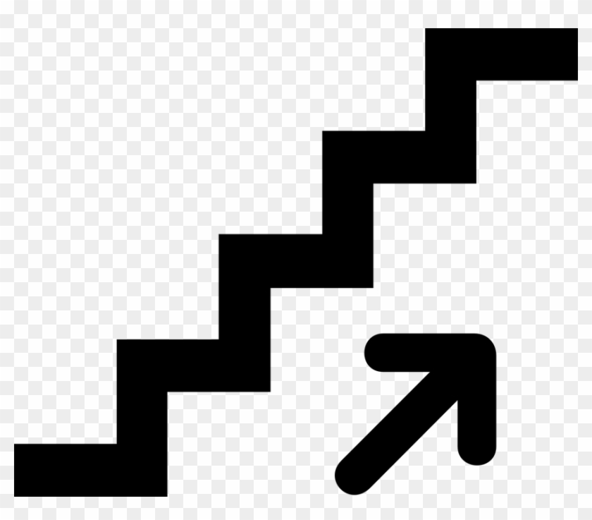 Treppe Runter Clipart - Down Clipart Black And White #176373