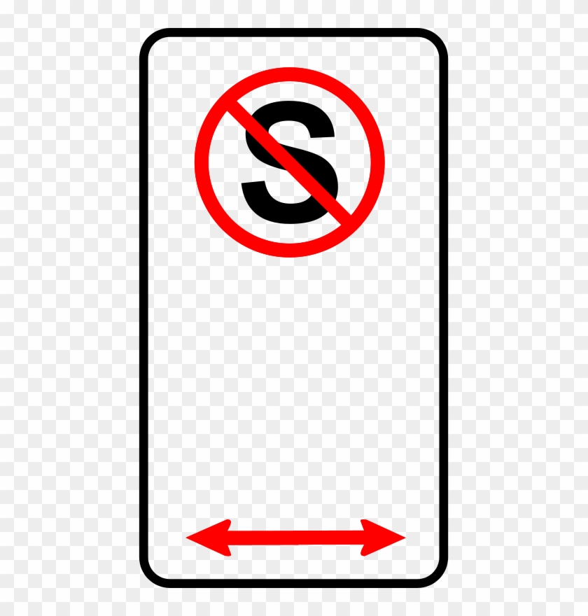 Get Notified Of Exclusive Freebies - No Stopping Or Standing Signs #176425