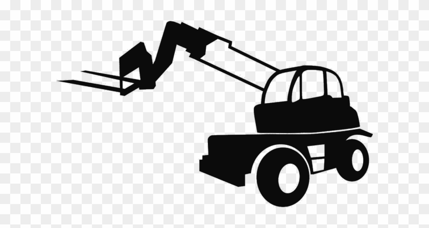 Teleskopstapler - Telescopic Forklift Clipart #176528