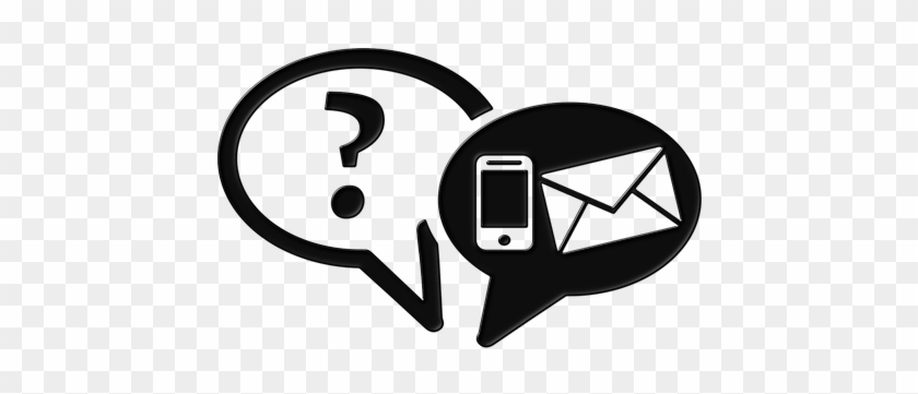 Kommunikation Dialog Abfrage E-mail E Mail - Communication Black And White #176564