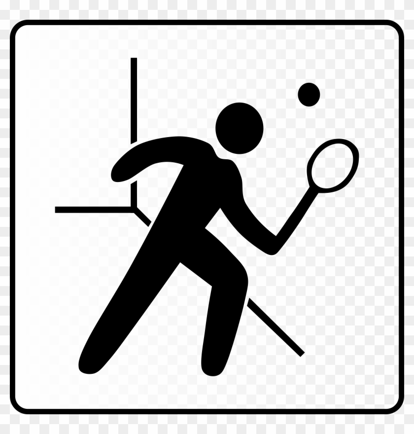 Squash Clip Art Black And White - Squash Icon #176563