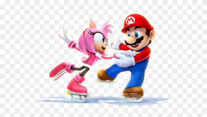 Mario & Sonic At The Olympic Games Mario & Sonic At - Mario And Amy Rose #176642