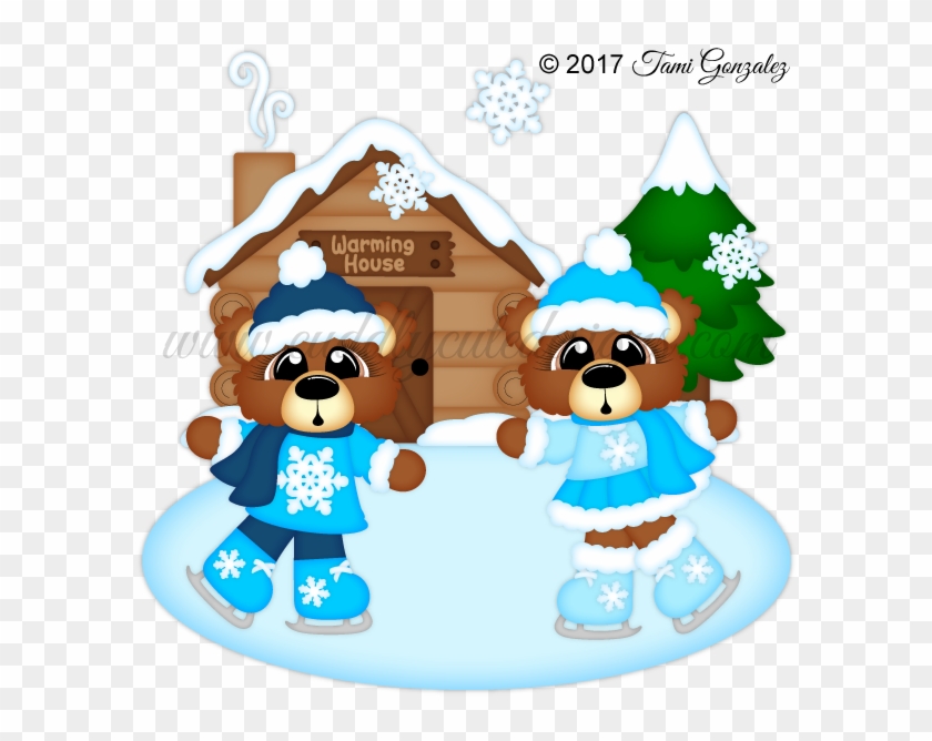 Ice Skating Bears - Ice Skating #176645