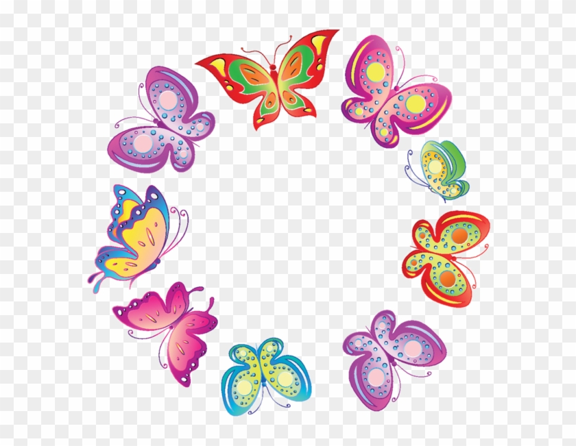 Papillons - Design On Butterfly With Flower #176680