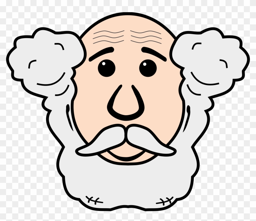 Big Image - Grandpa Face Clipart #176768