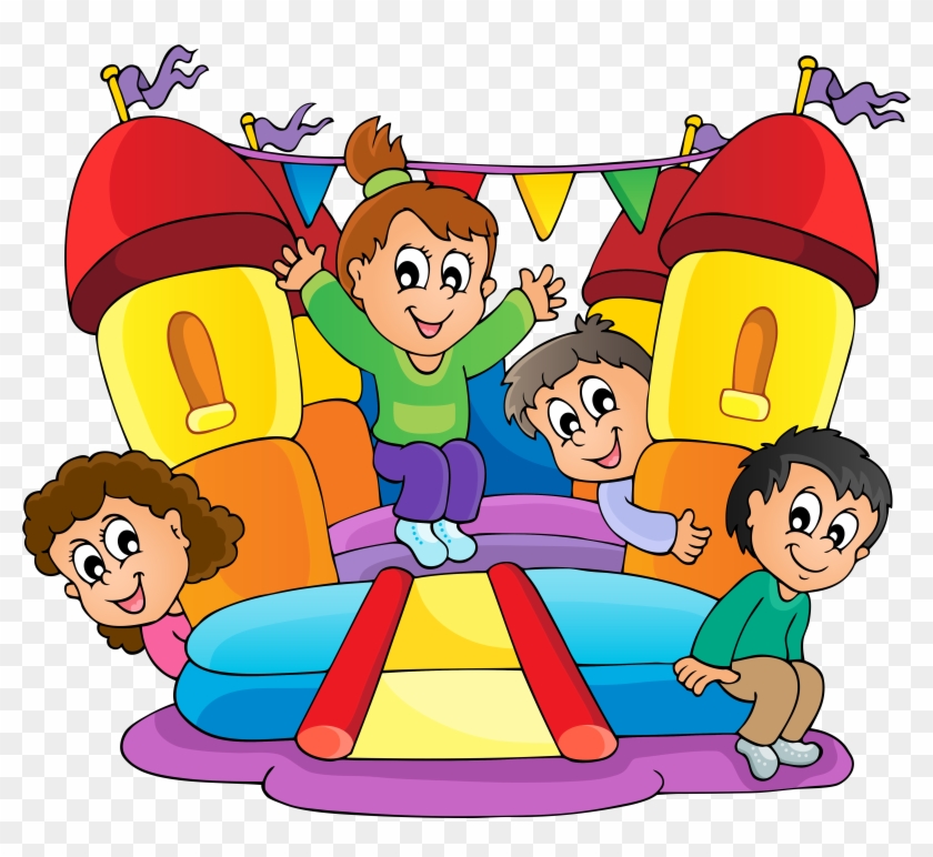 Hüpfburg Clipart - Bounce House Clip Art #176853