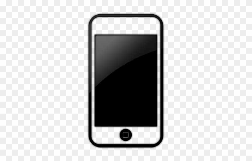 Iphone - Cell Phone Icon Black #176894