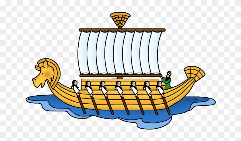 Geography Of Ancient Egypt - Greek Boat Clip Art #177038