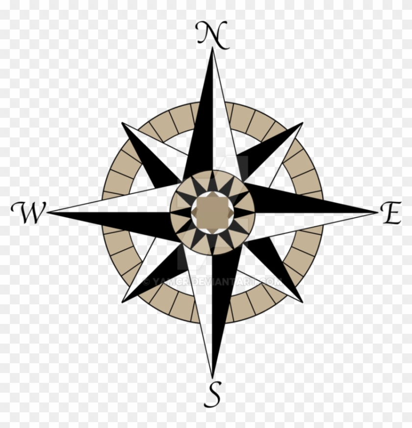 Compass Rose Tattoo Design By Yamcr On Deviantart - Compass Rose Transparent Background #177061