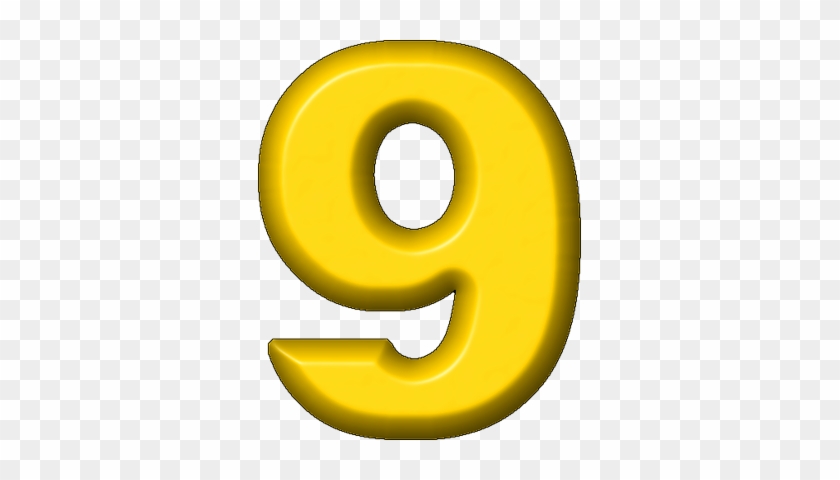 Number 9 Yellow Clipart #177063