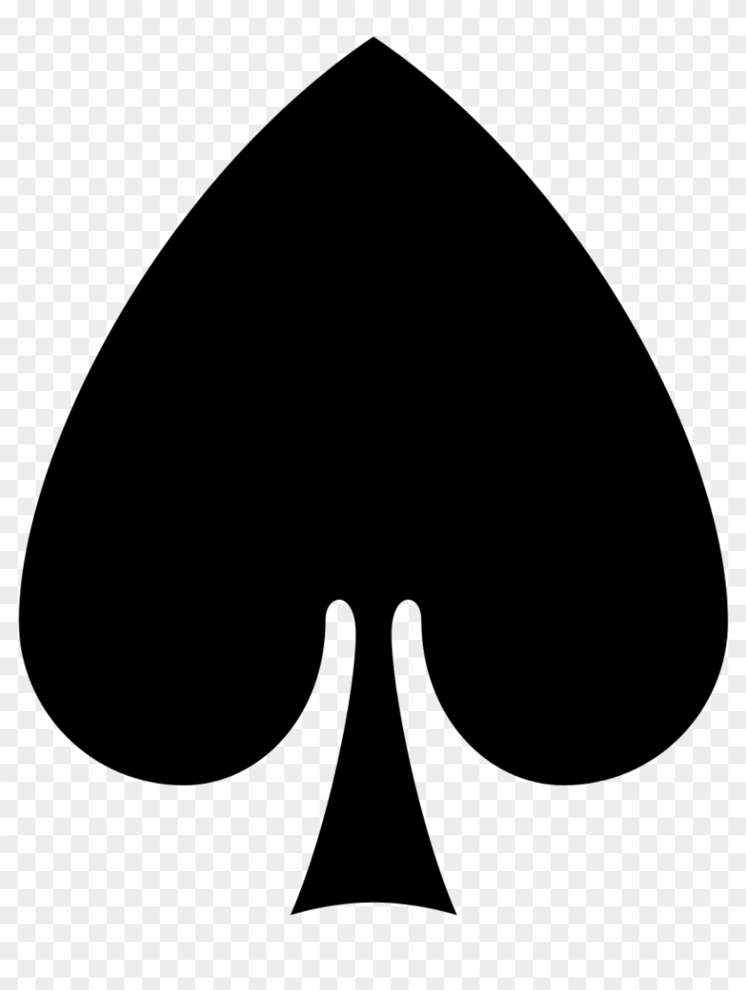 Datei - Suitspades - Svg - โพ ดำ Png #177085