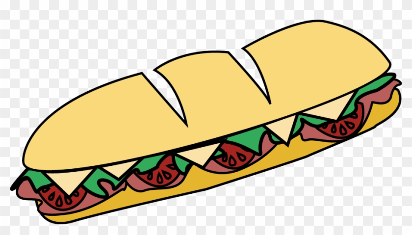 Hoagies Served On A Fresh Italian Roll - Cold Cut Clip Art #177188