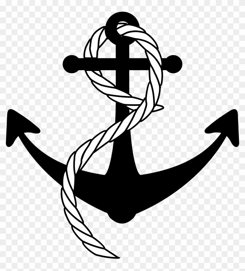 This Free Icons Png Design Of Ship Anchor - Anchor With Rope Transparent #177361