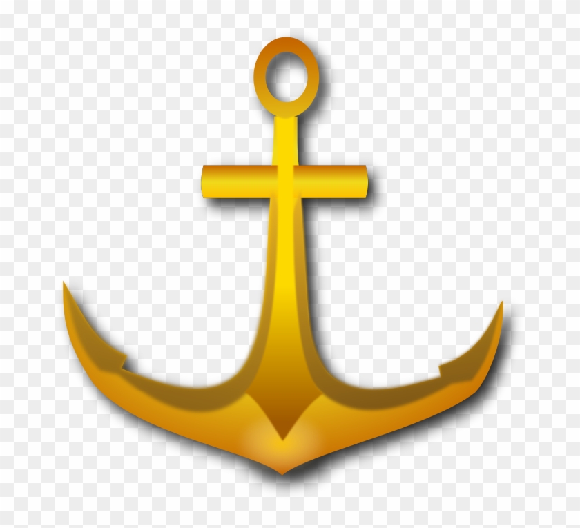 Anchor Images - Golden Anchor Png #177373