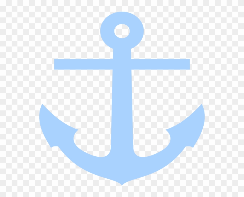 Anchor Clipart Baby Blue - Anchor Icon Png White #177374