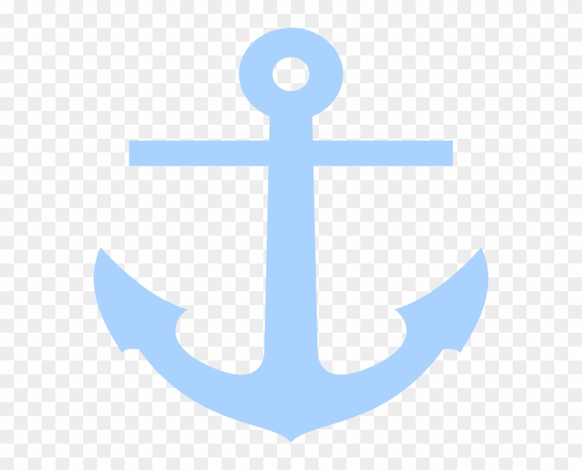 Anchor Clipart Baby Blue - Anchor Icon Png White #177374