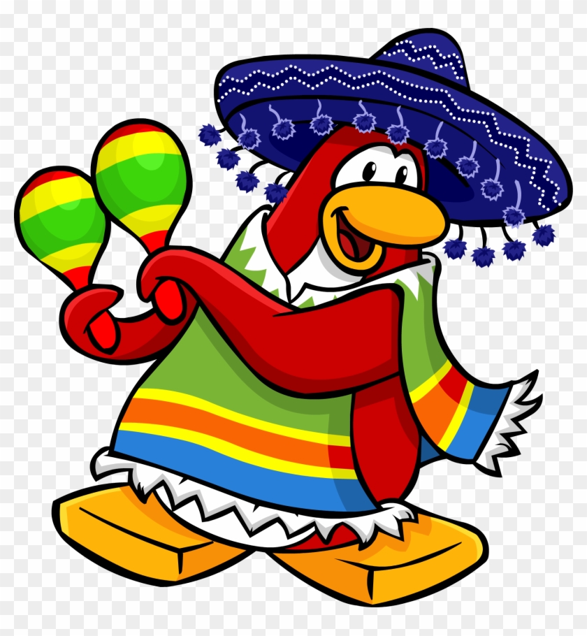 Cinco De Mayo Penguin - Club Penguin Mexican Penguin #177410