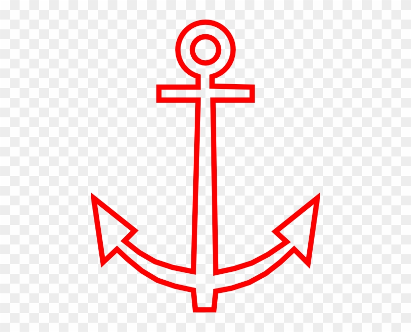 Anchor Clipart Red Anchor - Anchor Red #177397