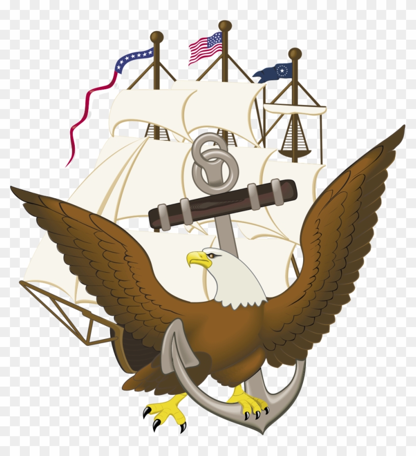 Anchor, Constitution, And Eagle - Navy Eagle And Anchor #177423