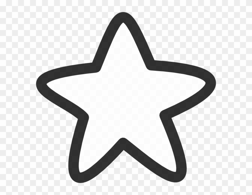 Starfish - Clipart - Black - And - White - Star Clipart Black And White #177603