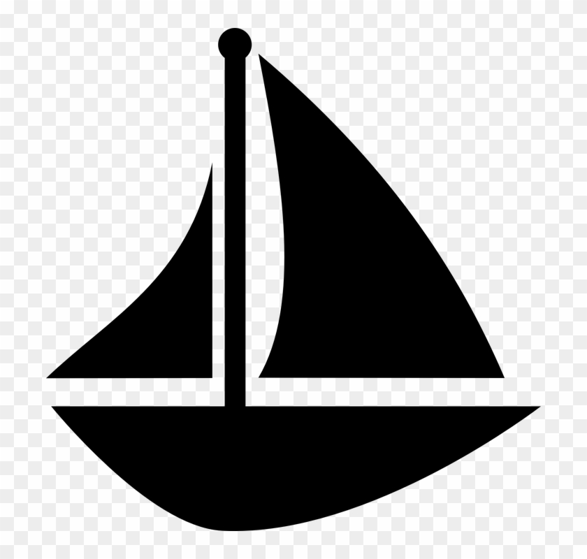Sailing Clipart Water Boat - Sailboat Clipart #177615