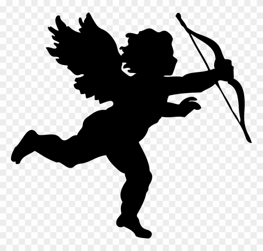 Angel Arrow Bow Â - Cupid Silhouette #177634