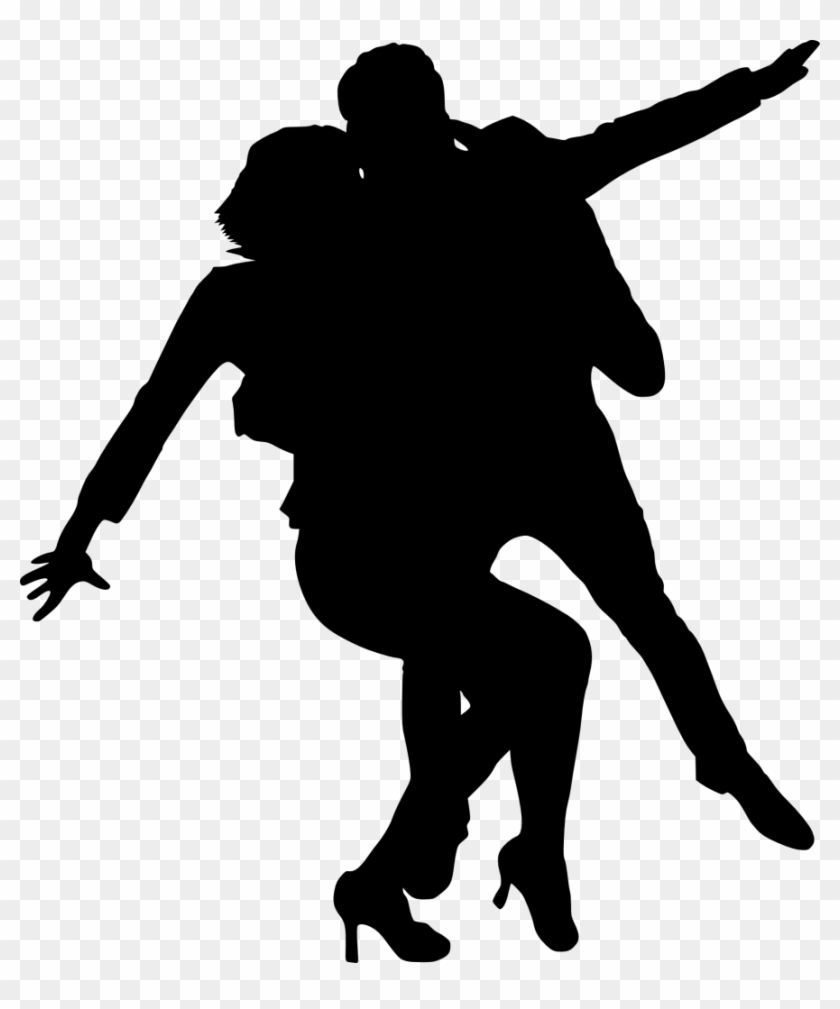 Couple Umbrella Silhouette - Dancing Icon Transparent Background #177677