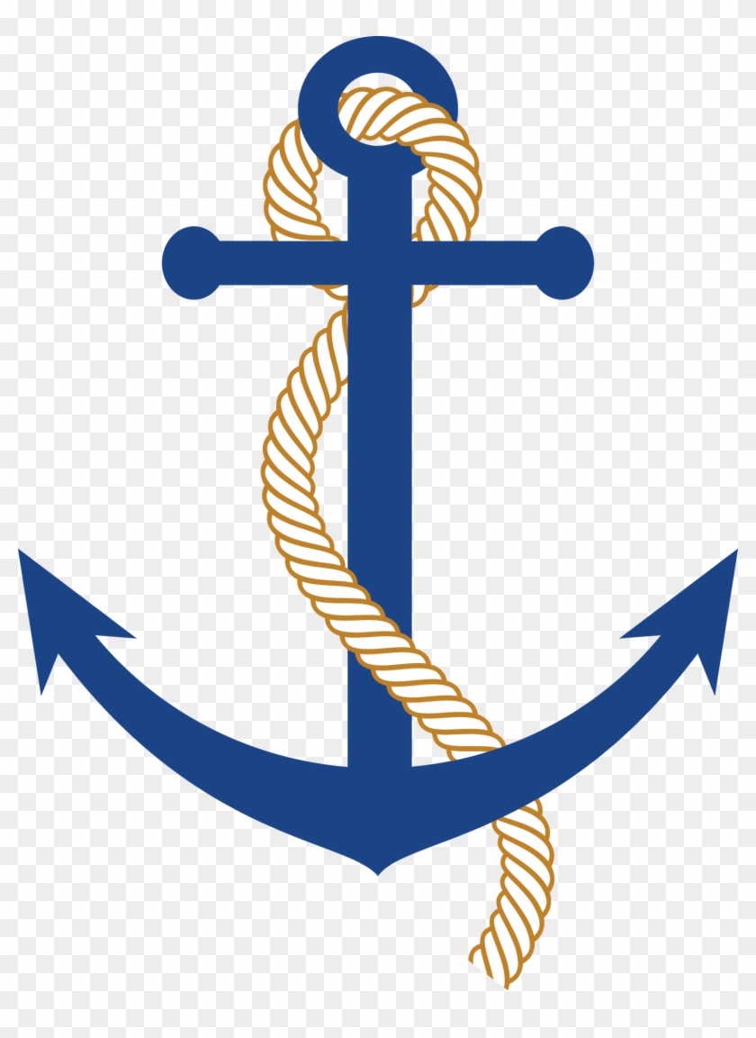 Anchor With Rope - Nautical Clip Art Png - Free Transparent PNG Clipart  Images Download